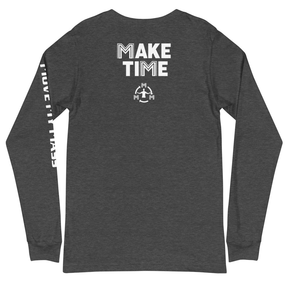 Make Time Long Sleeve Tee- Multiple Colors